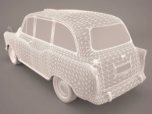 london cab fx4 3D Model