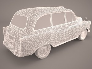 london cab fx4 Modelo 3D