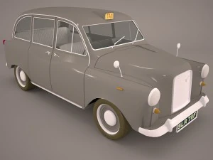 london cab fx4 3D Model