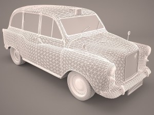 london cab fx4 Modelo 3D