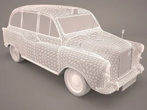 london cab fx4 3D Model