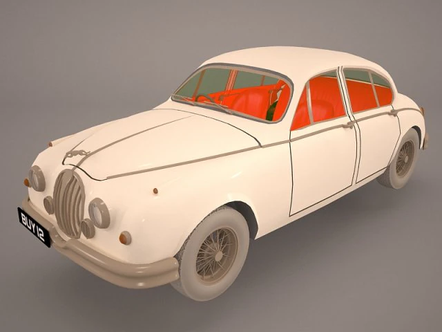 jaguar mark 3D Model .c4d .max .obj .3ds .fbx .stl .blend 