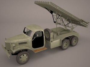 katyusha bm 13 3D मॉडल