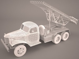 katyusha bm 13 3D Model