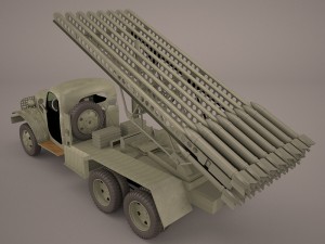 katyusha bm 13 3D Model