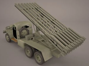 katyusha bm 13 3D Model