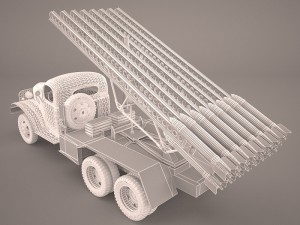 katyusha bm 13 3D Model