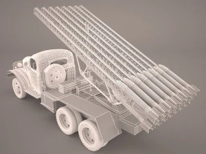 katyusha bm 13 3D Model