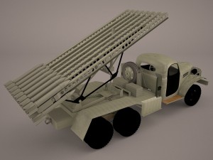 katyusha bm 13 3D Model