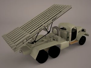 katyusha bm 13 3D Model