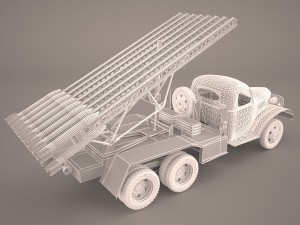 katyusha bm 13 3D Model