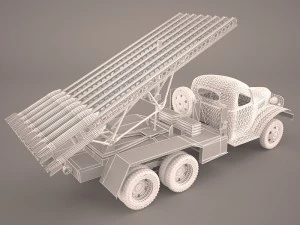 katyusha bm 13 3D Model