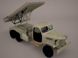 katyusha bm 13 3D Model