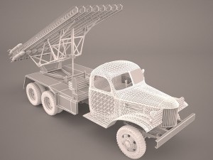 katyusha bm 13 3D Model