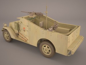 half-track m3 scout 3D Model