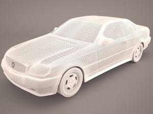 mercedes benz s600 3D Model