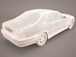 mercedes benz s600 3D Model