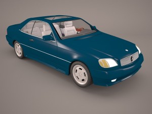 mercedes benz s600 3D Model
