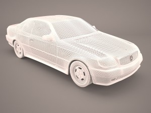 mercedes benz s600 3D Model
