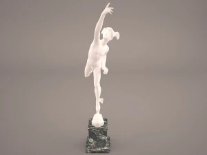 mercury statue 3D Model