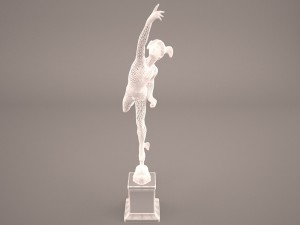 mercury statue 3D 모델