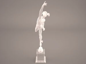 mercury statue 3D Model