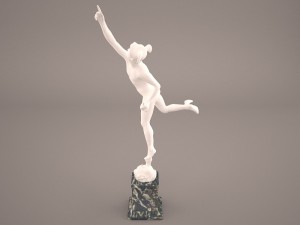 mercury statue Modelo 3D