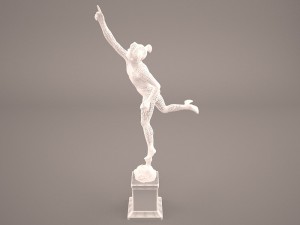 mercury statue 3D 모델