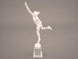 mercury statue 3D Model