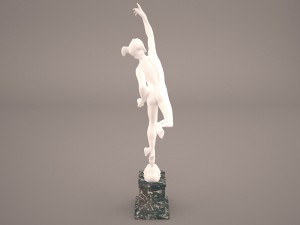 mercury statue 3D 모델