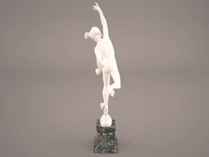 mercury statue 3D Model