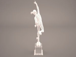 mercury statue 3D Model