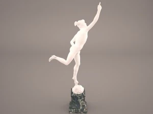 mercury statue 3D Model