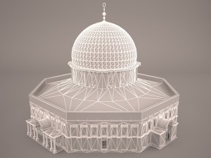 dome of the rock jerusalem 3D Model