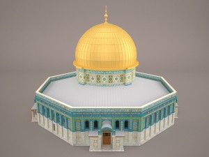dome of the rock jerusalem 3D Model