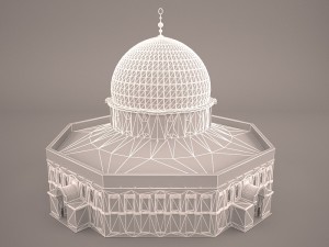 dome of the rock jerusalem 3D Model