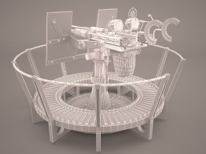 20mm oerlikon anti-aircraft Model 3D