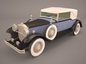 packard speedster eight 1930 3D 모델