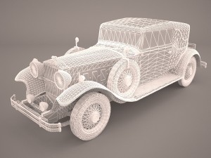 packard speedster eight 1930 Modèle 3D