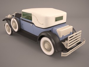 packard speedster eight 1930 Modèle 3D