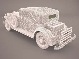 packard speedster eight 1930 Modèle 3D