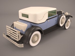 packard speedster eight 1930 Modèle 3D