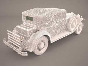 packard speedster eight 1930 Modèle 3D