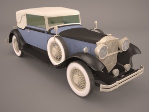 packard speedster eight 1930 Modèle 3D