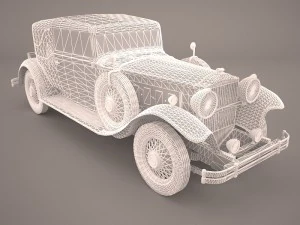 packard speedster eight 1930 3D Model