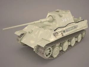 panzer v 4 301 Model 3D