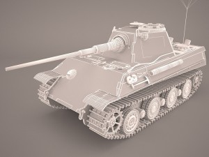 panzer v 4 301 Model 3D
