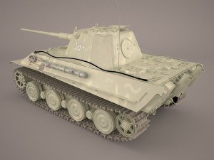panzer v 4 301 Model 3D