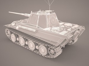 panzer v 4 301 Model 3D