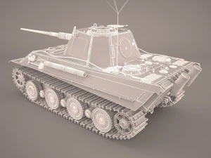 panzer v 4 301 3D Model